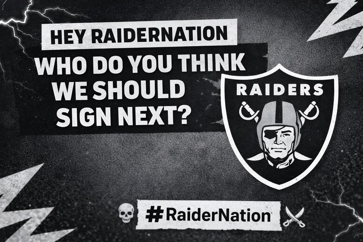What’s our next move? #RaiderNation 🤔☠️