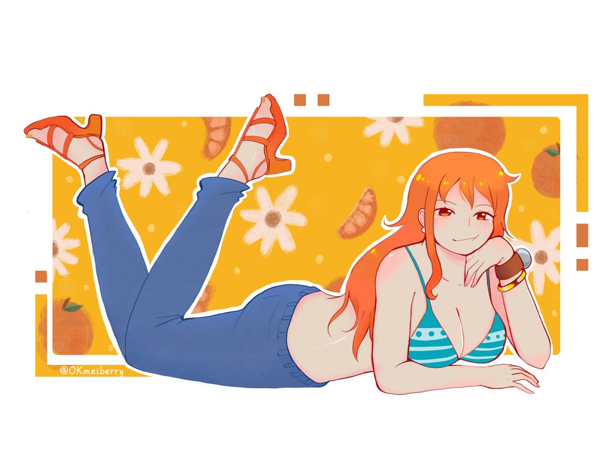 OKmeiBERRY's tweet photo. :3
 #ナミ #ONEPIECE #nami https://t.co/aZsp5gmjCD