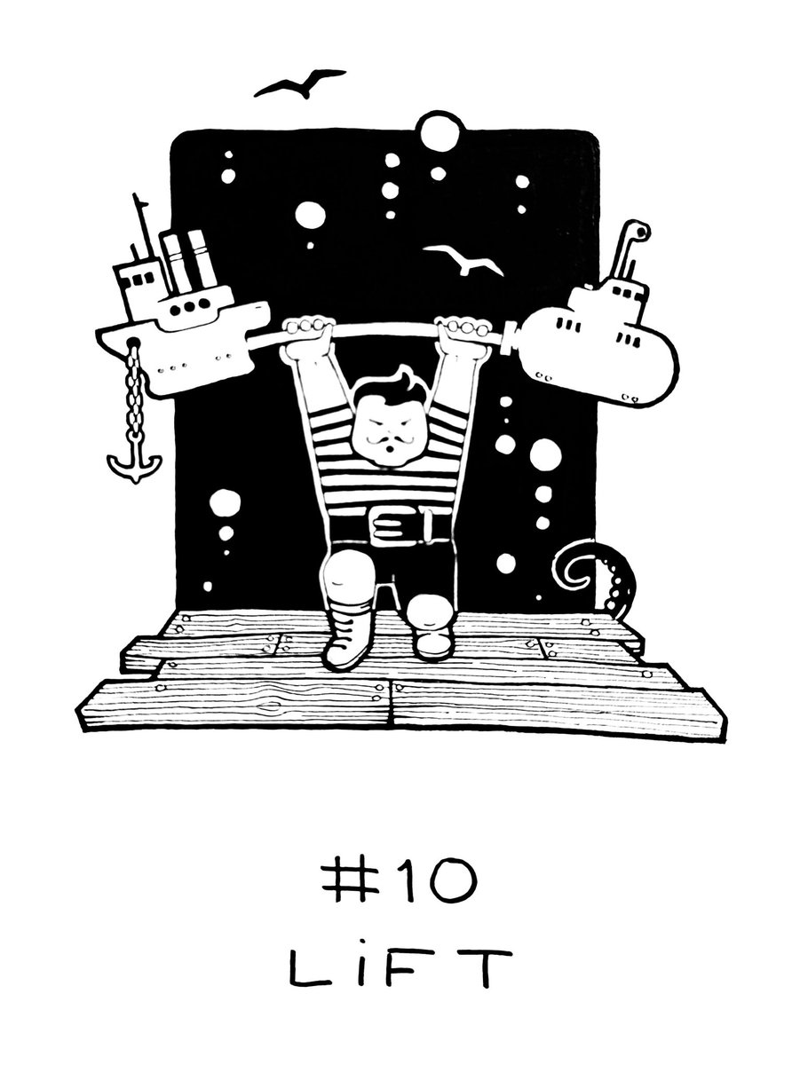 global_tapir's tweet image. #inktober #inktober52 #inktober52lift