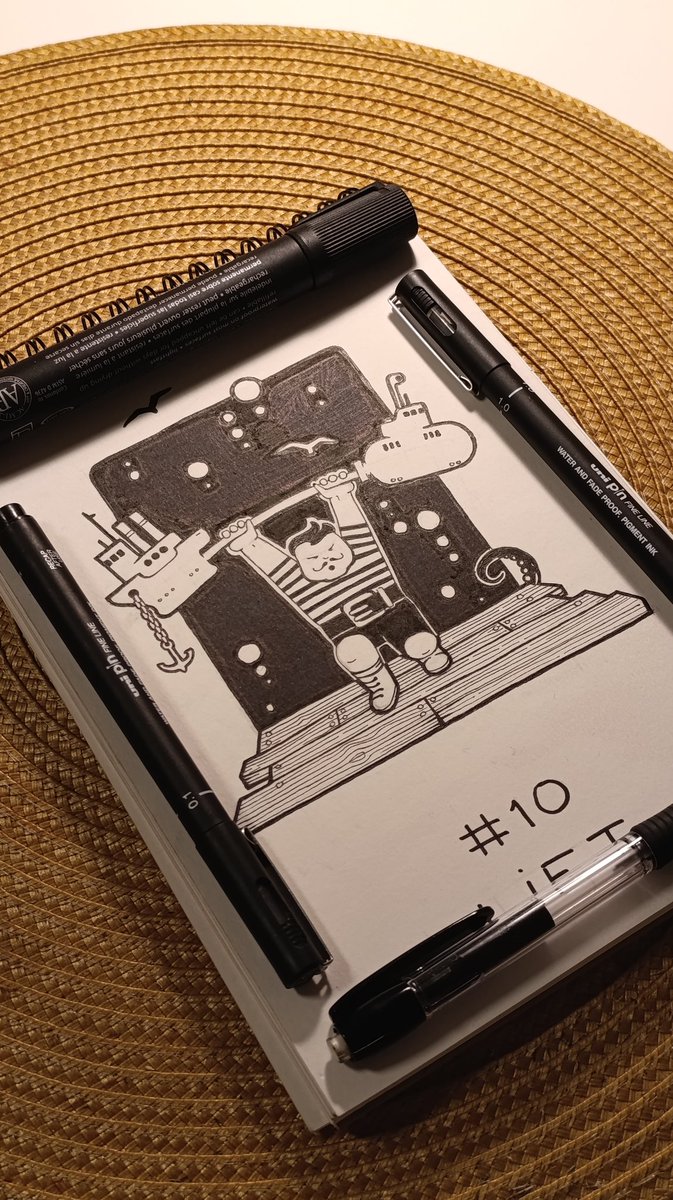 global_tapir's tweet image. #inktober #inktober52 #inktober52lift