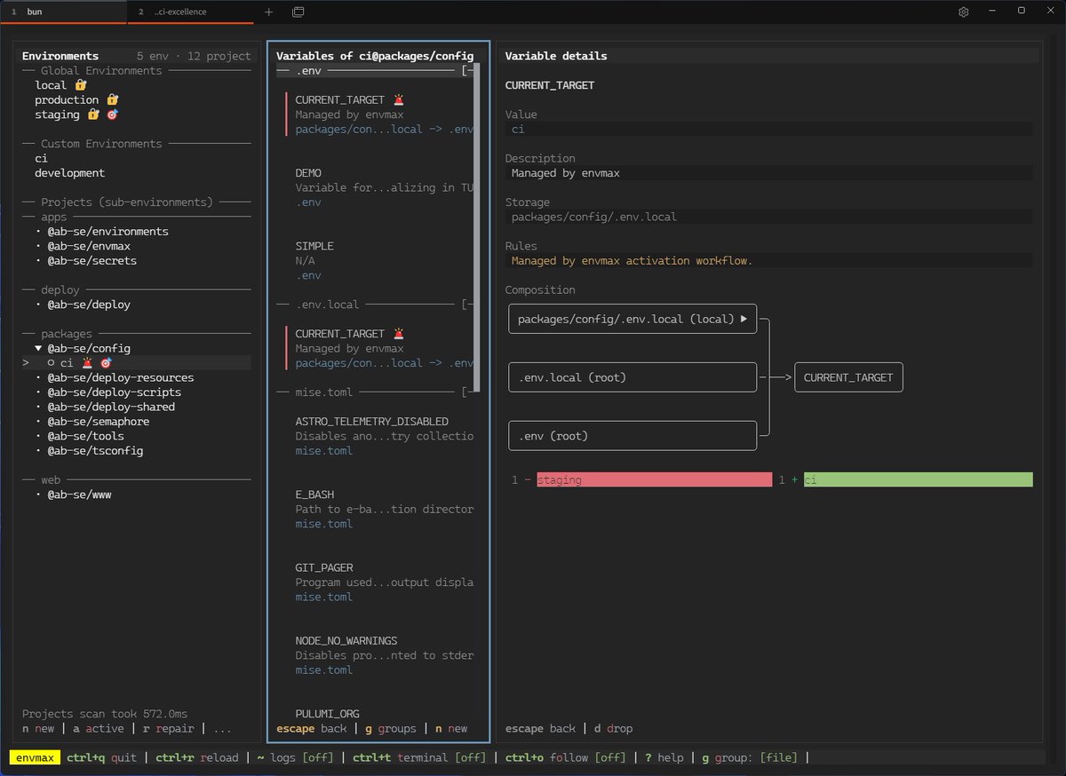 artfulbits's tweet photo. Building this kind of TUI app isn’t something you can do in a single prompt. It requires countless small tweaks, UX experiments — AI can assist...

Project: Environment Maximus
Stage: Alpha — early access available to select investors only

#opentui #opencode #codex #anthropic https://t.co/NsDTLRhc2P