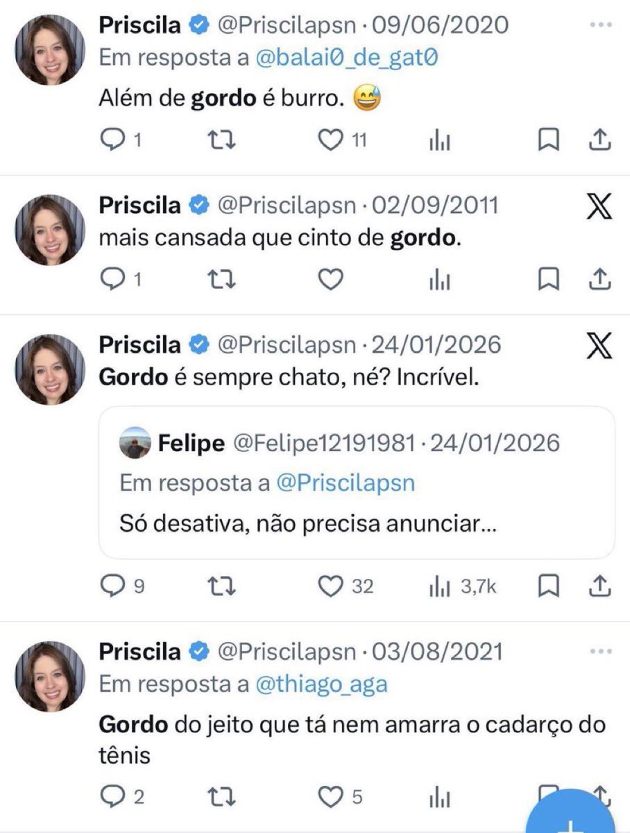 ou pela Priscila