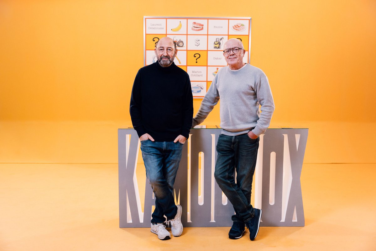 lesnulsfr's tweet photo. Retour prochaine du Kamoulox avec Kad Merad et Olivier Baroux pour Canal+ !

Une production @farrugiadom pour @BanijayFrance https://t.co/6k728Oh6eo