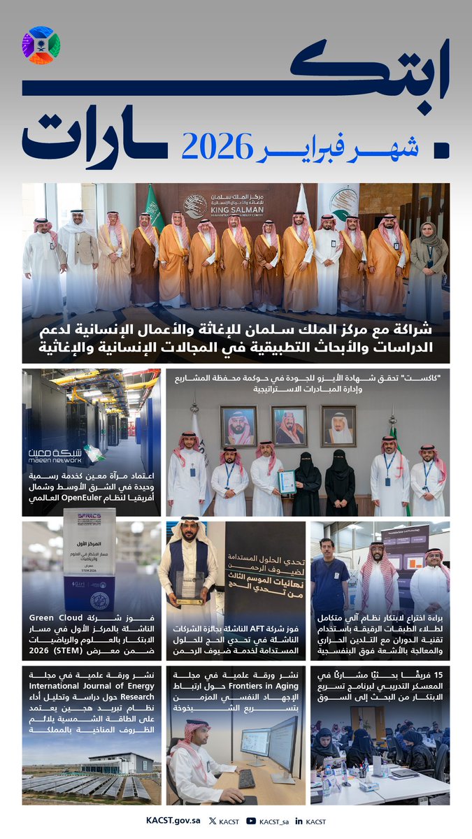 مدينة الملك عبدالعزيز للعلوم والتقنية tweet media
