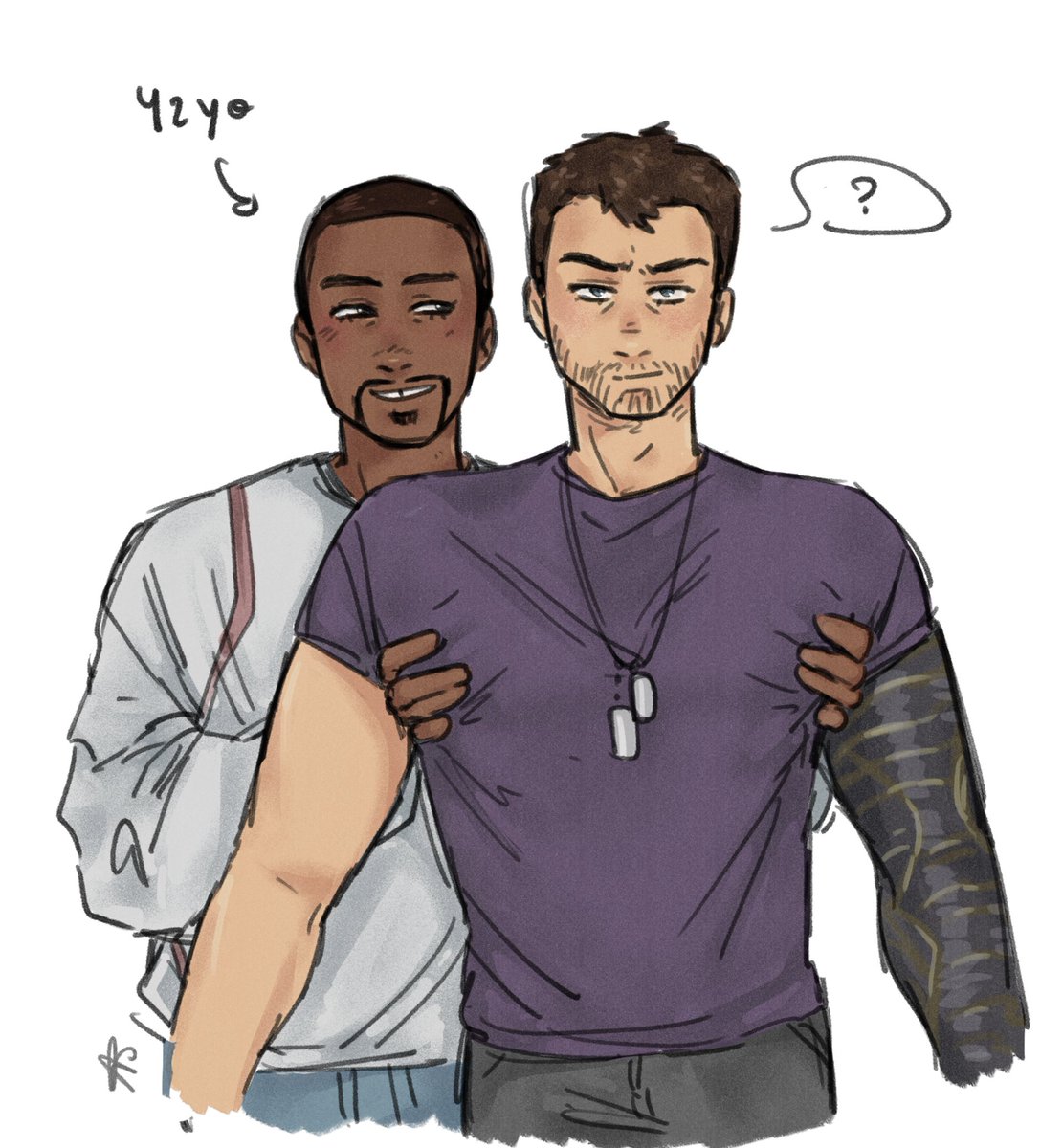 lylys482's tweet image. Sarah made them recreate the first picture ;) 
#sambucky #buckysam #FATWS