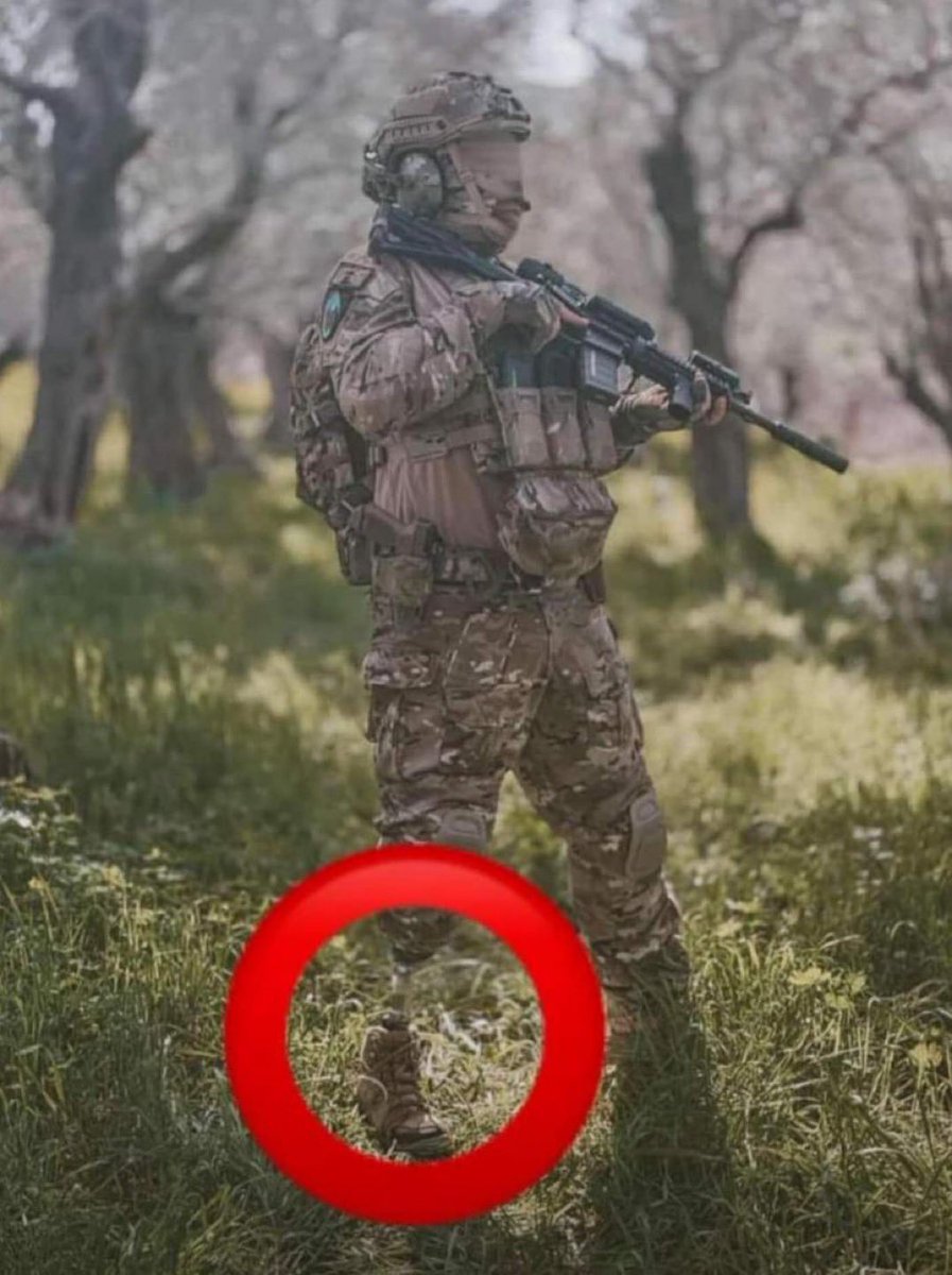 A Hezbollah fighter lost a leg and he is back at work fighting the Devil.