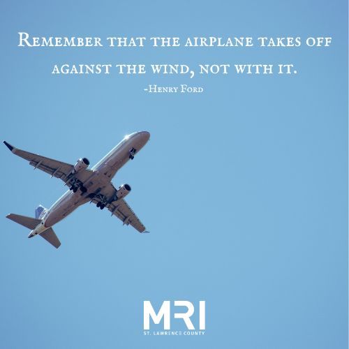 MedDeviceRec16's tweet photo. MONDAY MOTIVATION:  Remember that the airplane takes off against the wind, not with it." - Henry Ford
#mrslc #catchingtoptalent #mondaymotivation https://t.co/Gq7NKzYIiM