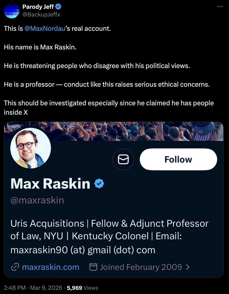 BackupJeffX—a ban evasion account of the former JeffreyxEpstein—is ...