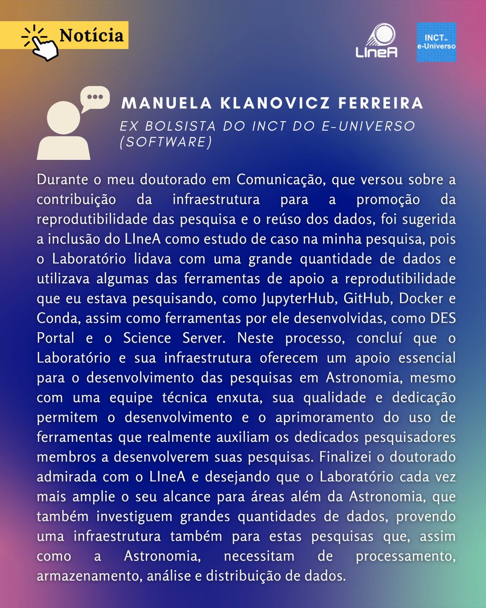 LIneA tweet media