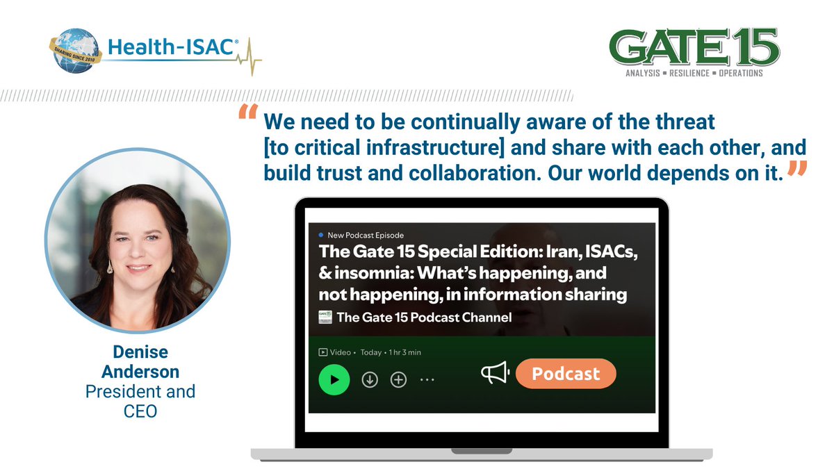 Health-ISAC tweet media