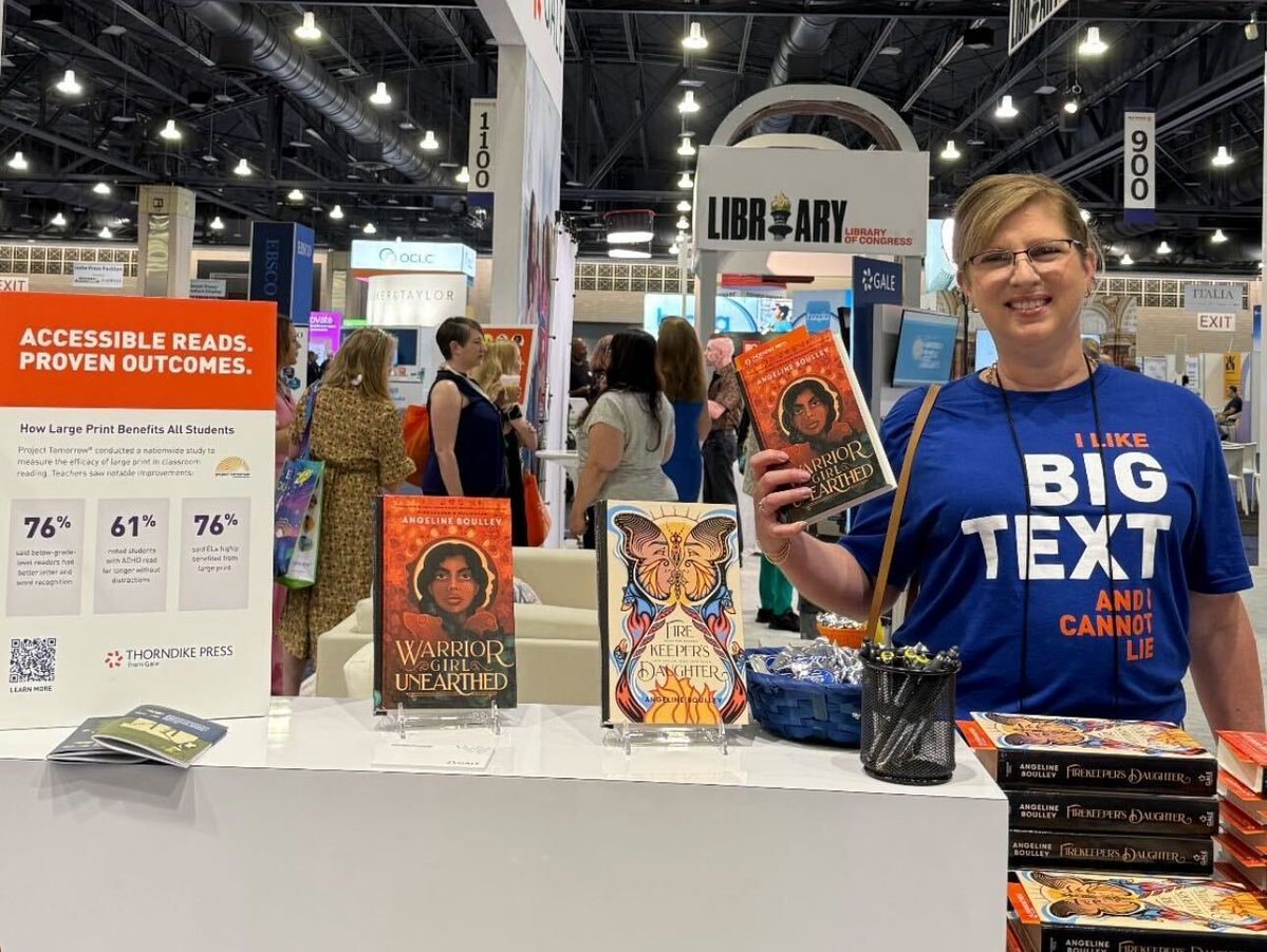 CengageLearning's tweet image. Thorndike Press from Gale’s Youth Large Print earned @CASEAdvance  endorsement—the 1st print-only resource to receive this distinction after a rigorous review. #Accessible design matters. Large print helps reduce visual strain &amp;amp; support reading stamina for diverse learners.