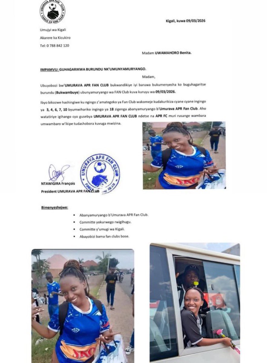 ShelsBellaen's tweet photo. Ubuse bamuhoye iki? 
N'umuyobozi wa fan club bamwirukane . Kuki kashe yabo isa ubururu n'umweru?? 😂😂😂😂😂😂
Rata uyumwari niyiyizire mu ikipe y'imana, turamwakirana yombi😂😂 https://t.co/h7A1fCLxE1