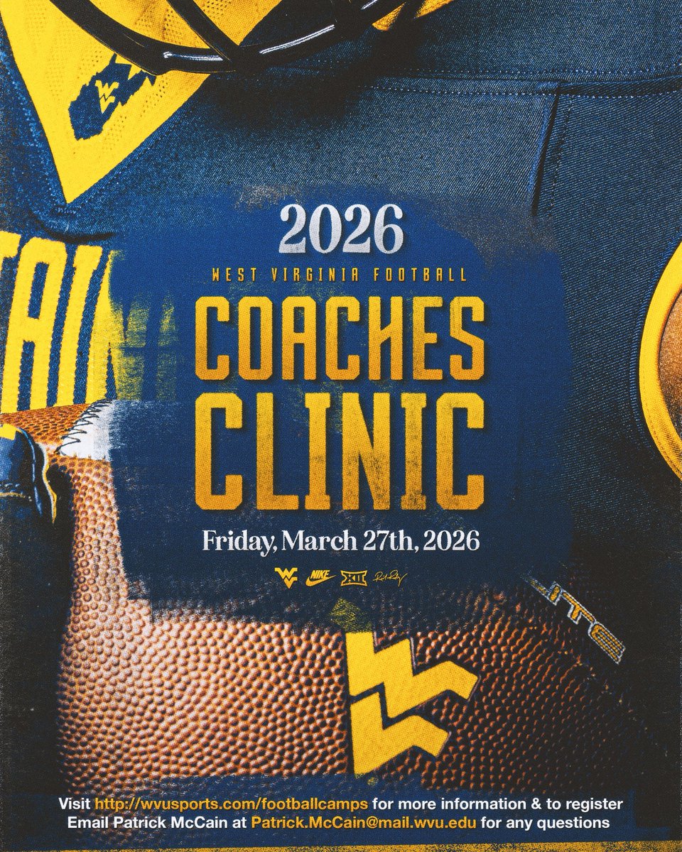 West Virginia Football tweet media