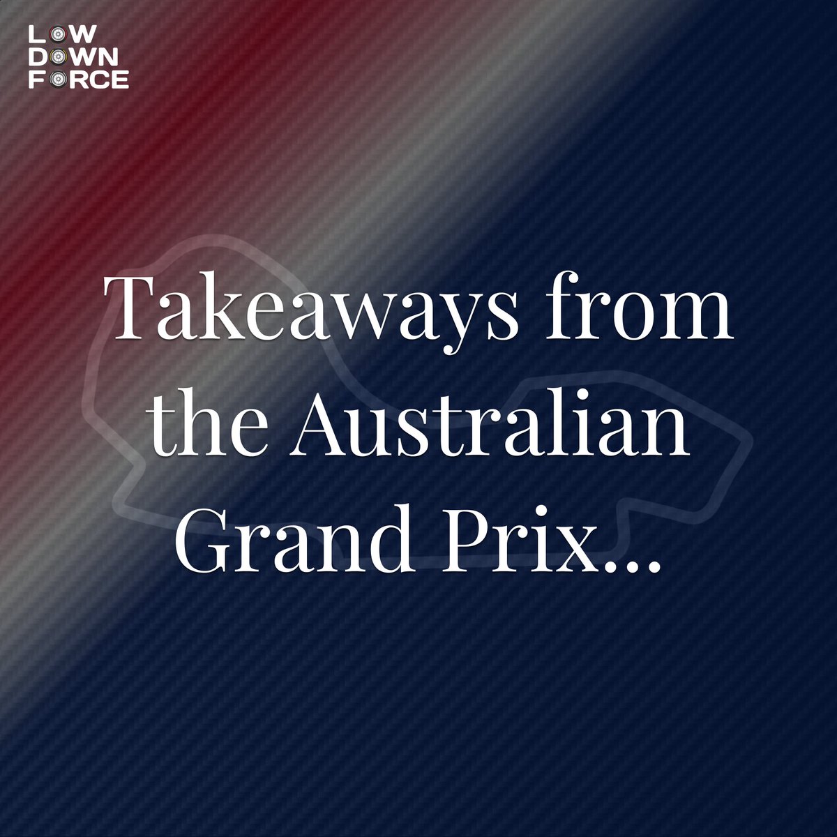 thelowdownforce's tweet photo. Melbourne just gave us battery drama, chaotic starts, and Ferrari being their own worst enemy again.
Our takeaways from the Australian GP 🧵 https://t.co/CasnLNHP9h