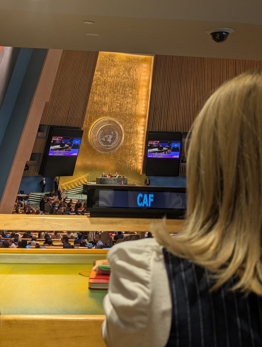 AgendaCAF's tweet photo. Desde la sede de la Organización de las Naciones Unidas en Nueva York inicia la participación de CAF en la Comisión de la Condición Jurídica y Social de la Mujer #CSW70.

Durante esta semana, CAF se suma a conversaciones globales que buscan transformar compromisos en acciones concretas para avanzar hacia una mayor igualdad de género, fortalecer el acceso a la justicia y ampliar las oportunidades para las mujeres y niñas en América Latina y el Caribe.

A través de diálogos, alianzas y espacios de intercambio, seguiremos impulsando iniciativas que conecten liderazgo, conocimiento y acción regional.

Conoce los eventos, la agenda y todo lo que estaremos impulsando en la #CSW70 en nuestro especial. 
https://t.co/eqWSAhVQrW