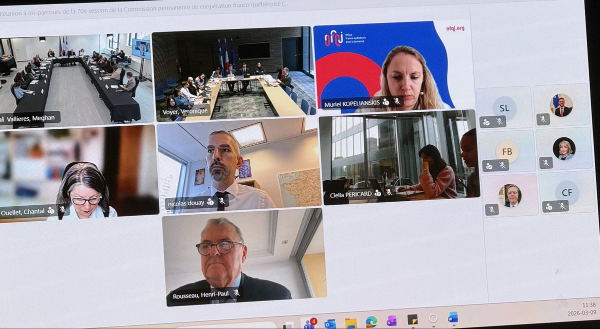 LamourouxEric's tweet image. Commission 2026 France 🇫🇷 Québec ⚜️ de coopération: des projets de territoires (villes, régions), universités, professionnels transition #énergétique, #numérique, #économie sociale et solidaire, arts langues et #culture, politiques #santé et sociales. #RAPM @mrif @francediplo