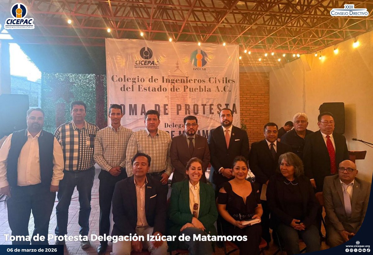 Colegio de Ingenieros Civiles del Estado de Puebla tweet media