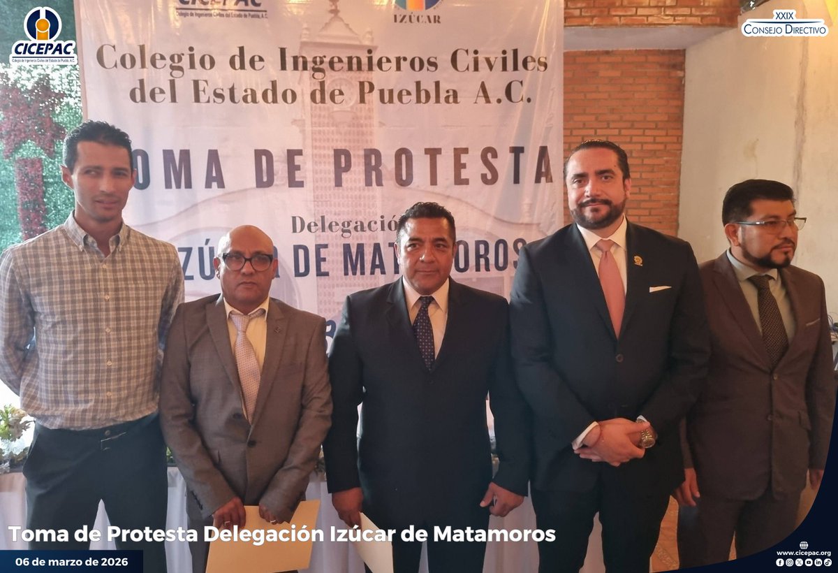 Colegio de Ingenieros Civiles del Estado de Puebla tweet media