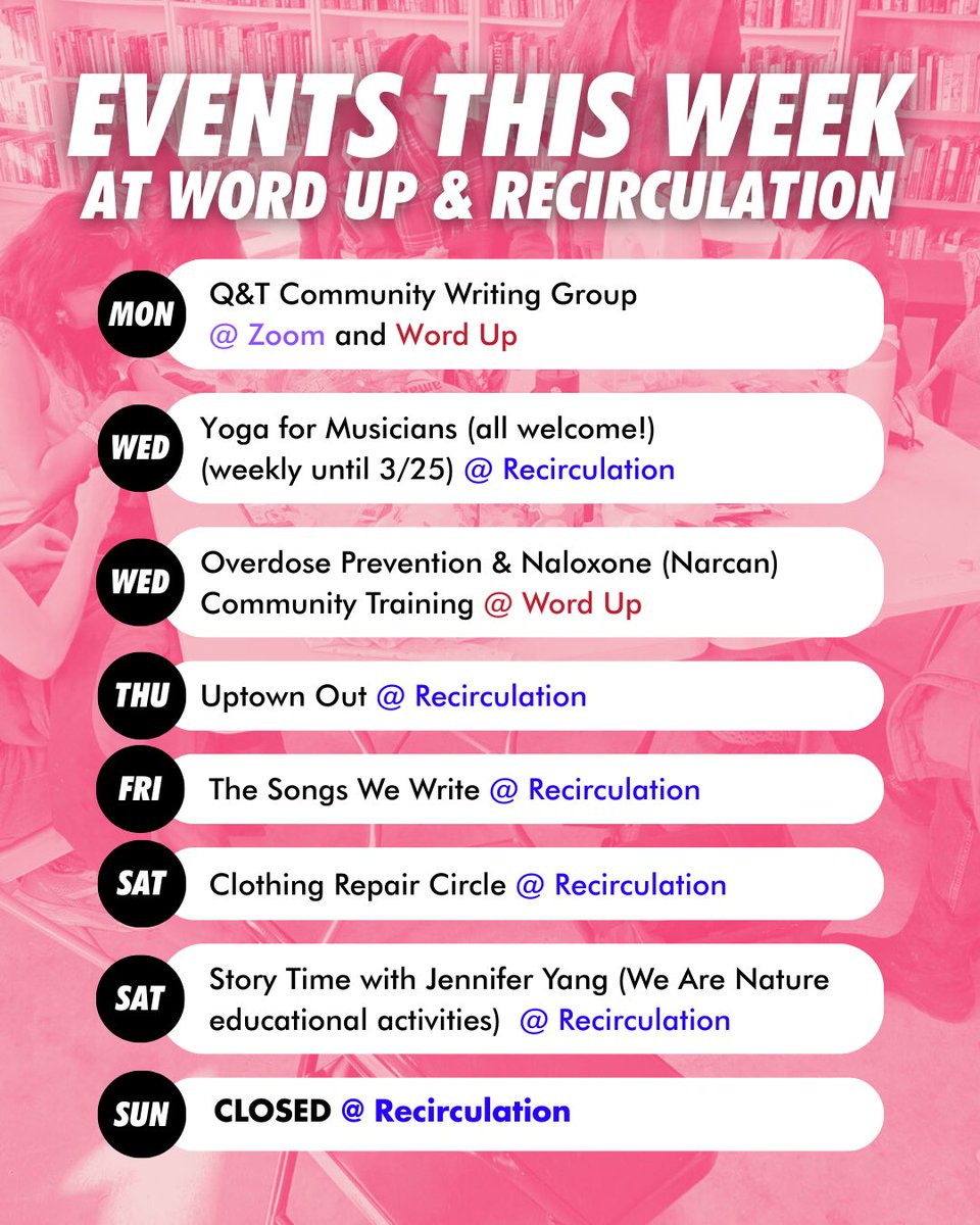 Word Up Community Bookshop/ Librería Comunitaria tweet media