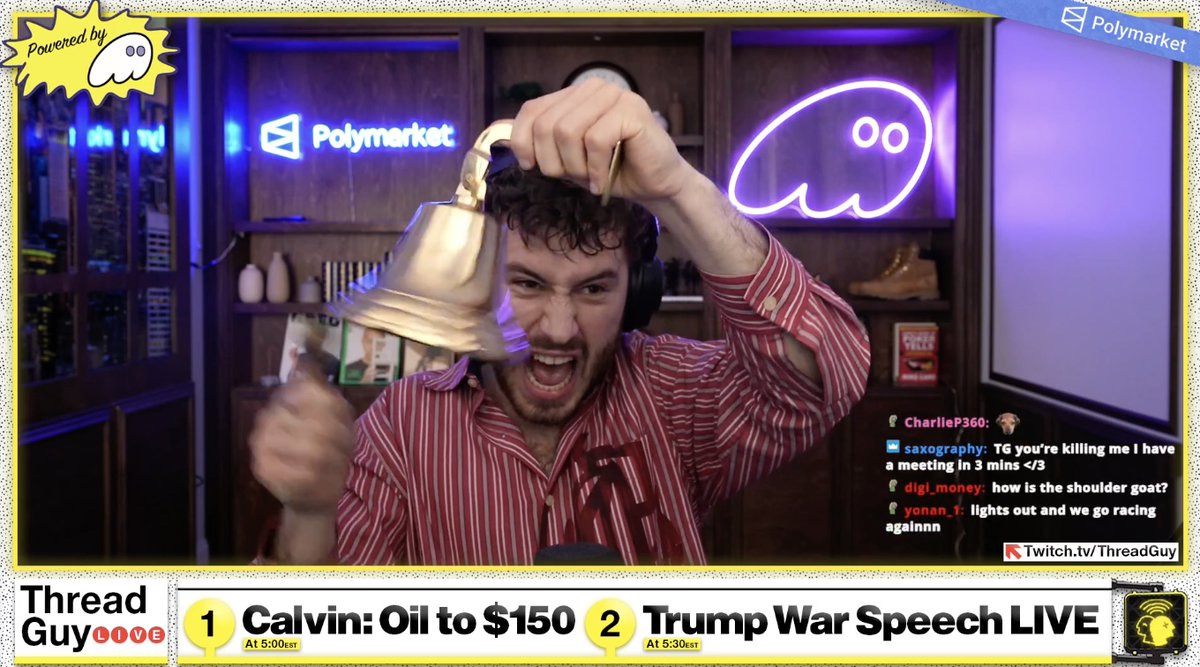 Threadguy is now LIVE

twitch.tv/threadguy