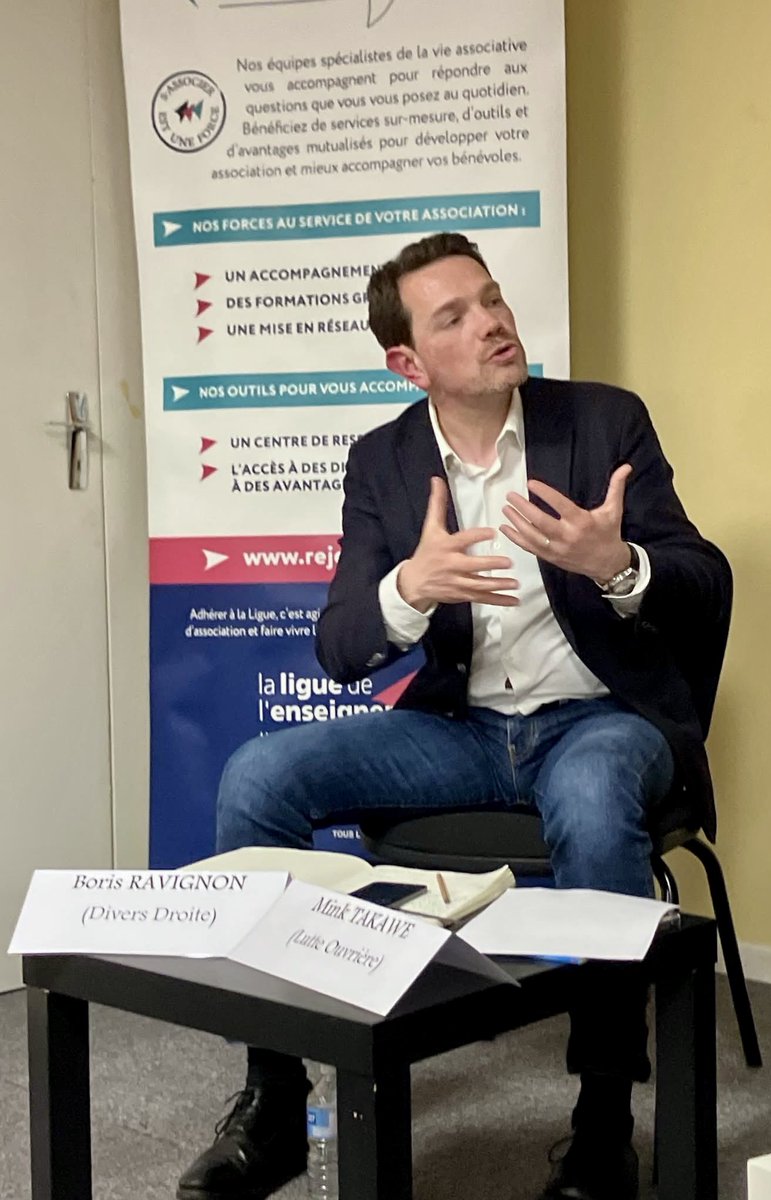 patrick_fostier's tweet photo. Ce soir, la Ligue de l’enseignement avait organisé un débat entre plusieurs têtes de liste autour de son plaidoyer pour les municipales 2026 : « Faire société, faire démocratie ».

Un moment d’échange utile et exigeant sur des sujets essentiels : la vie associative, l’éducation, la culture, l’engagement citoyen, le sport ou encore la transition écologique.  ￼

Au cours de cette rencontre, Boris Ravignon a répondu aux questions avec sérénité, précision et enthousiasme, en défendant une vision claire pour notre ville :
👉 soutenir la vie associative et l’engagement citoyen,
👉 renforcer l’accès à l’éducation, à la culture et au sport,
👉 continuer à faire de notre territoire un lieu d’innovation, de solidarité et d’opportunités.

Plus que jamais, nos concitoyens ont besoin d’élus qui croient en leur ville et en son avenir.
Charleville-Mézières a des atouts, une énergie et des talents : c’est en les rassemblant que nous continuerons à la faire avancer.

Merci à la Ligue de l’enseignement pour l’organisation de ce débat et pour son engagement constant en faveur de l’éducation populaire et de la démocratie locale.

Photo Armelle Lequeux

@cmzplusforte 
#avecboris2026