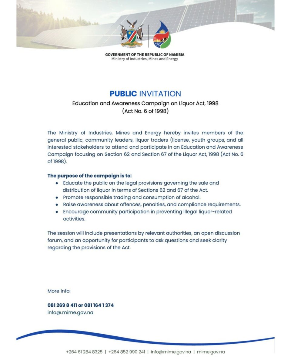 Ministry of Industries, Mines and Energy (MIME) tweet media