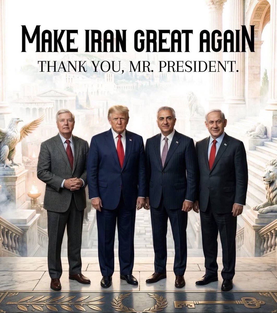 Arezooley's tweet photo. @PahlaviComms #kingRezaPahlavi
#thankyouNetanyahu
#thankyouTrump https://t.co/uQjfCUspRv