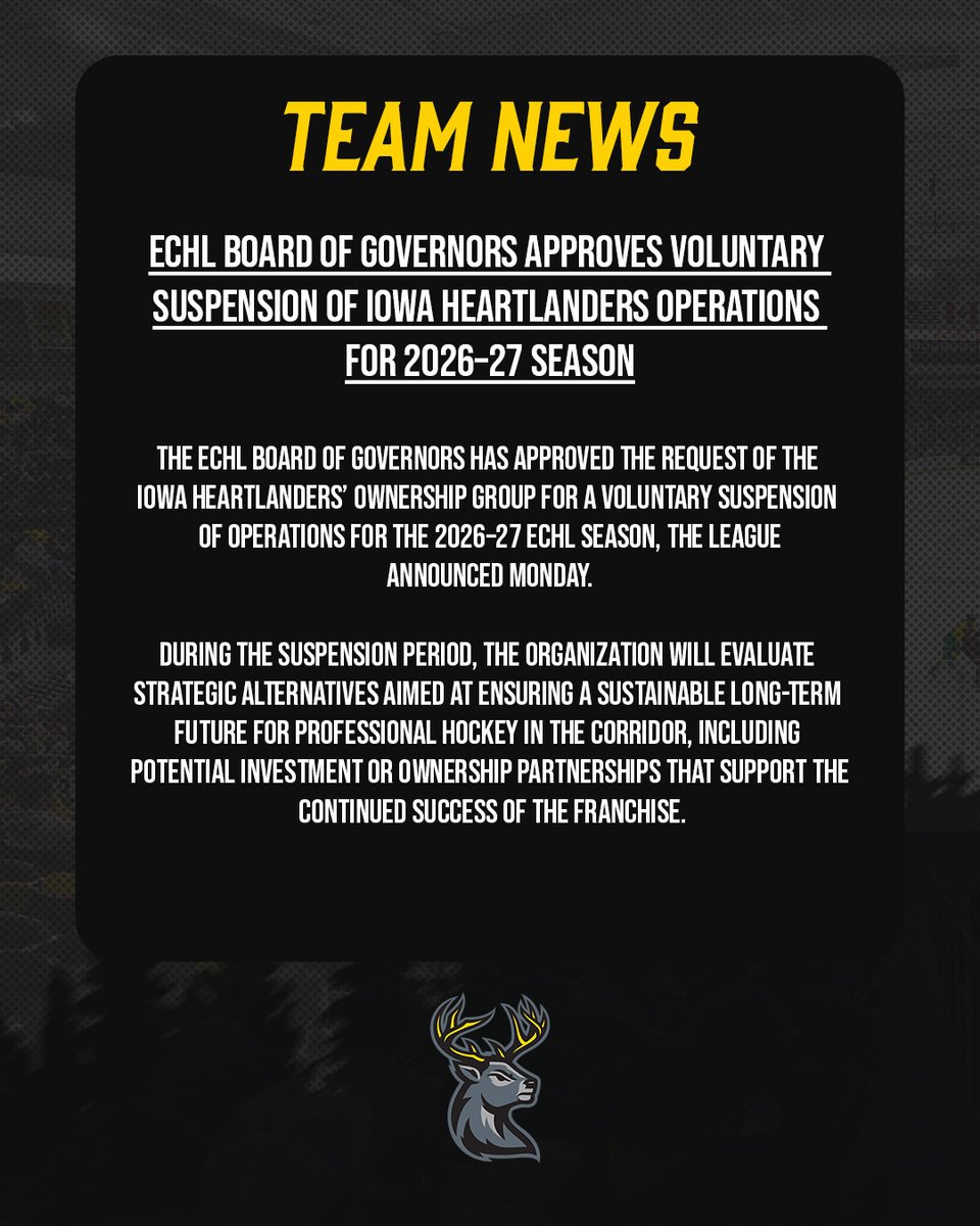 Iowa Heartlanders tweet media