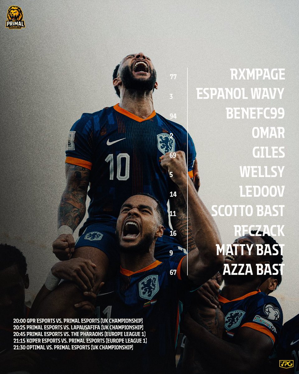 Primal eSports tweet media