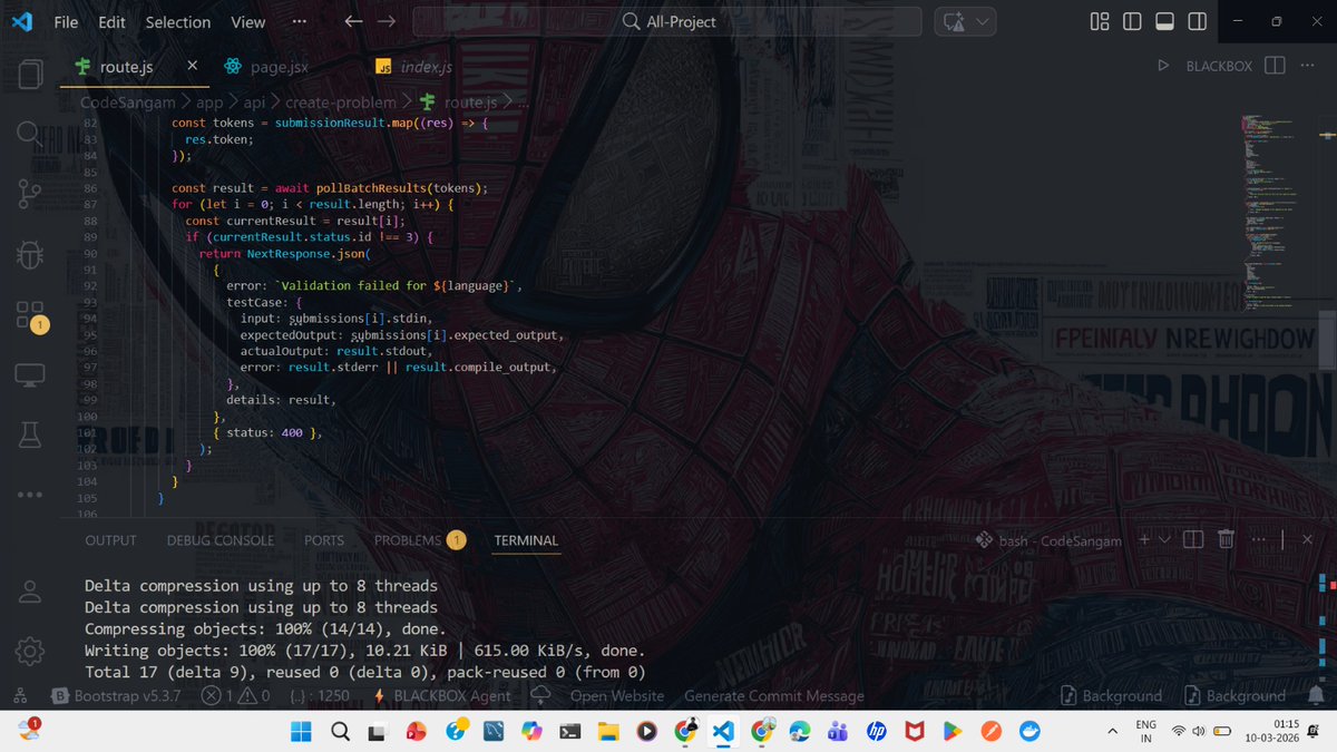 IamRajarshi_Dev's tweet photo. #Building something ...... 
#chaicode #LearningInPublic #NextJs #Prisms https://t.co/T9QfLJCzNN