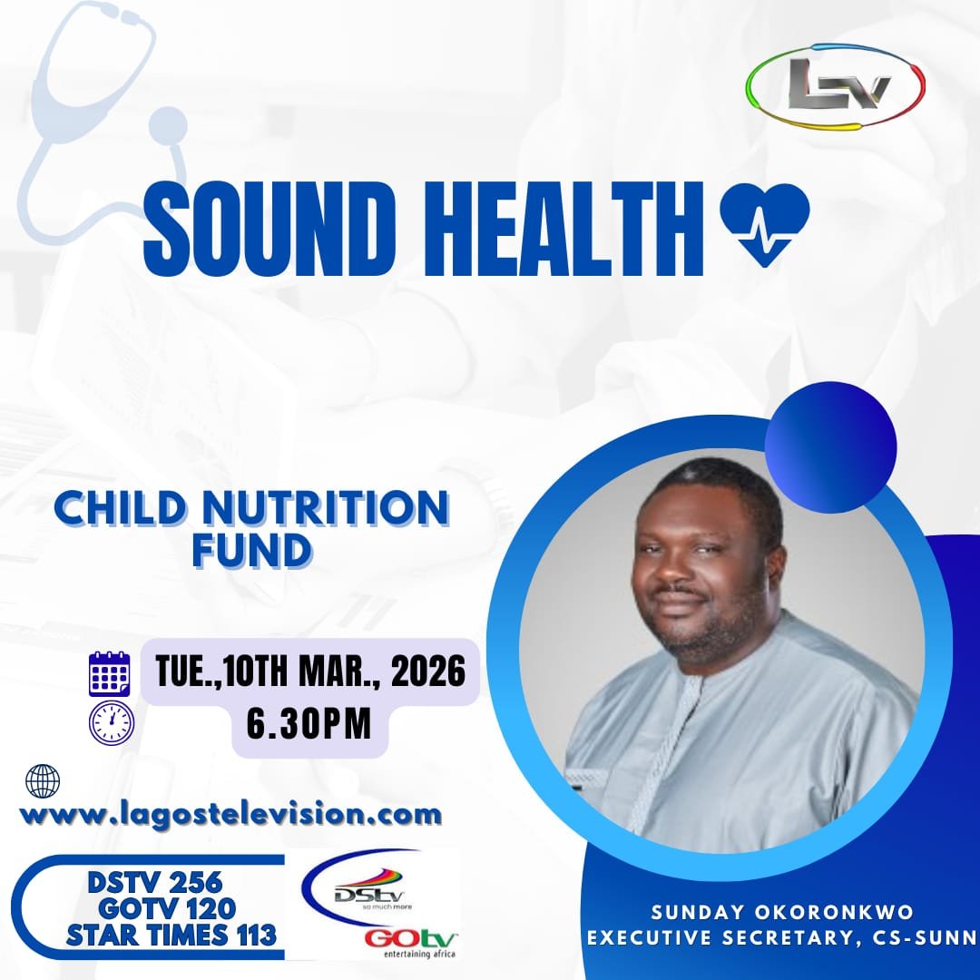 lagostelevision's tweet photo. #Childmalnutrition is a crisis we must tackle now. Over 3 million children risk acute malnutrition in 2026.
Join #SoundHealth as expert advocates stronger policies and funding to protect Nigeria’s children.

#NutritionForChildren #HealthyKidsHealthyNation https://t.co/0aQksgfPAN