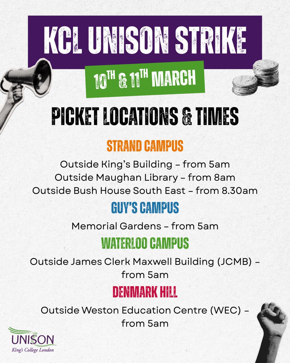 KCL UNISON tweet media