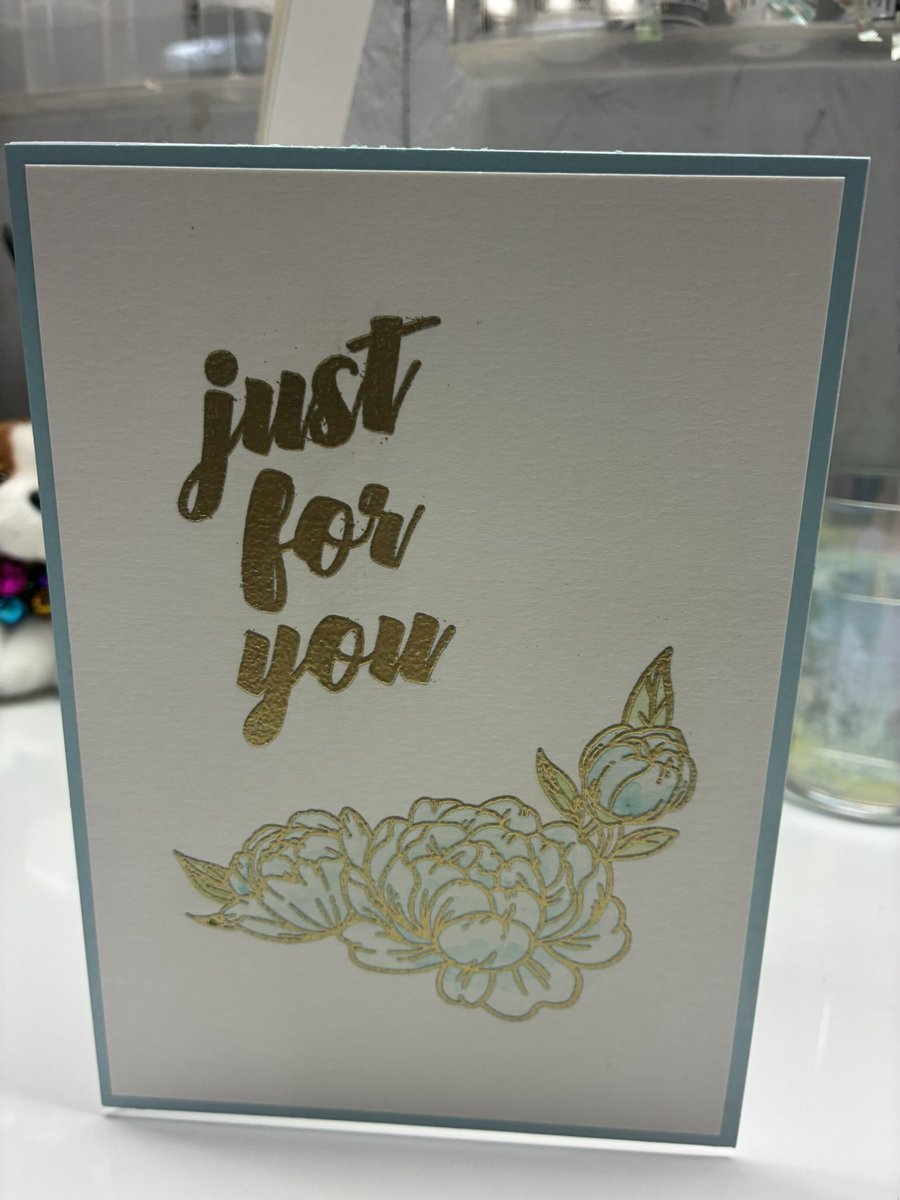ChristiSherrell's tweet photo. Just for you Birthday card 🎂💌📪
https://t.co/WHnAZWTbTi
#justforyou #happybirthday #watercolor #cleanandsimple #sherrellartcreations https://t.co/stSyKu6rfh