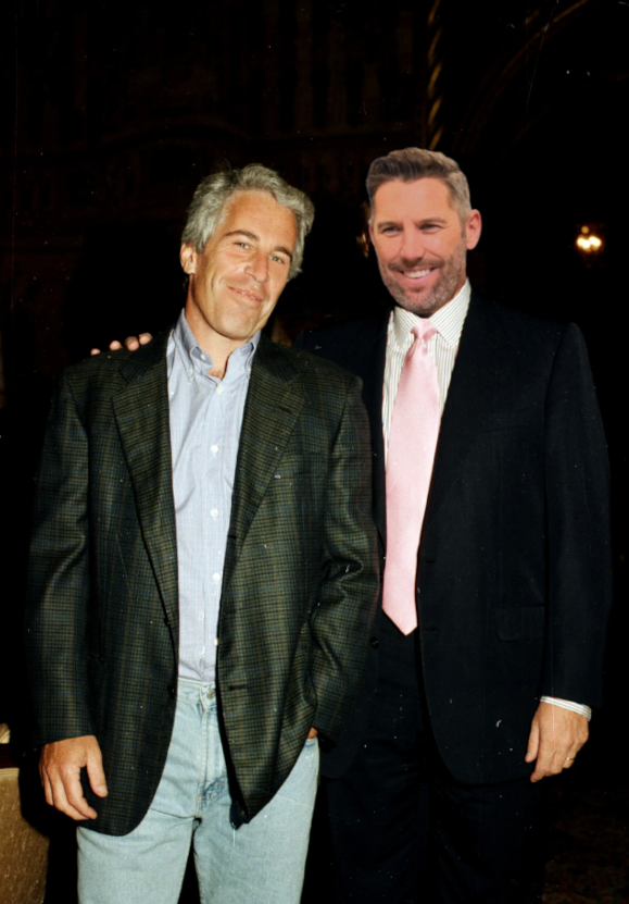 CommiesFan's tweet photo. WOW. A photo of #Commanders GM Adam Peters with Jeffrey Epstein has surfaced. https://t.co/hgfI5PQARQ