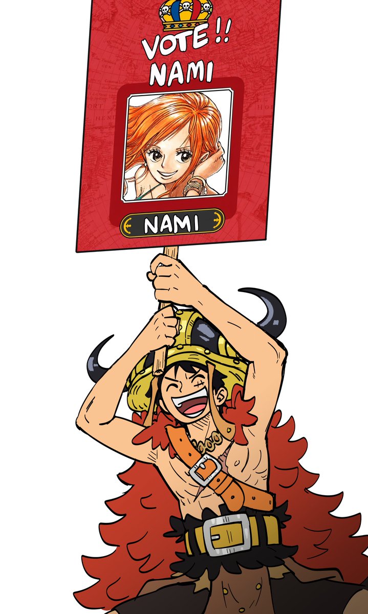 Luffy asks you to vote his navigator btw