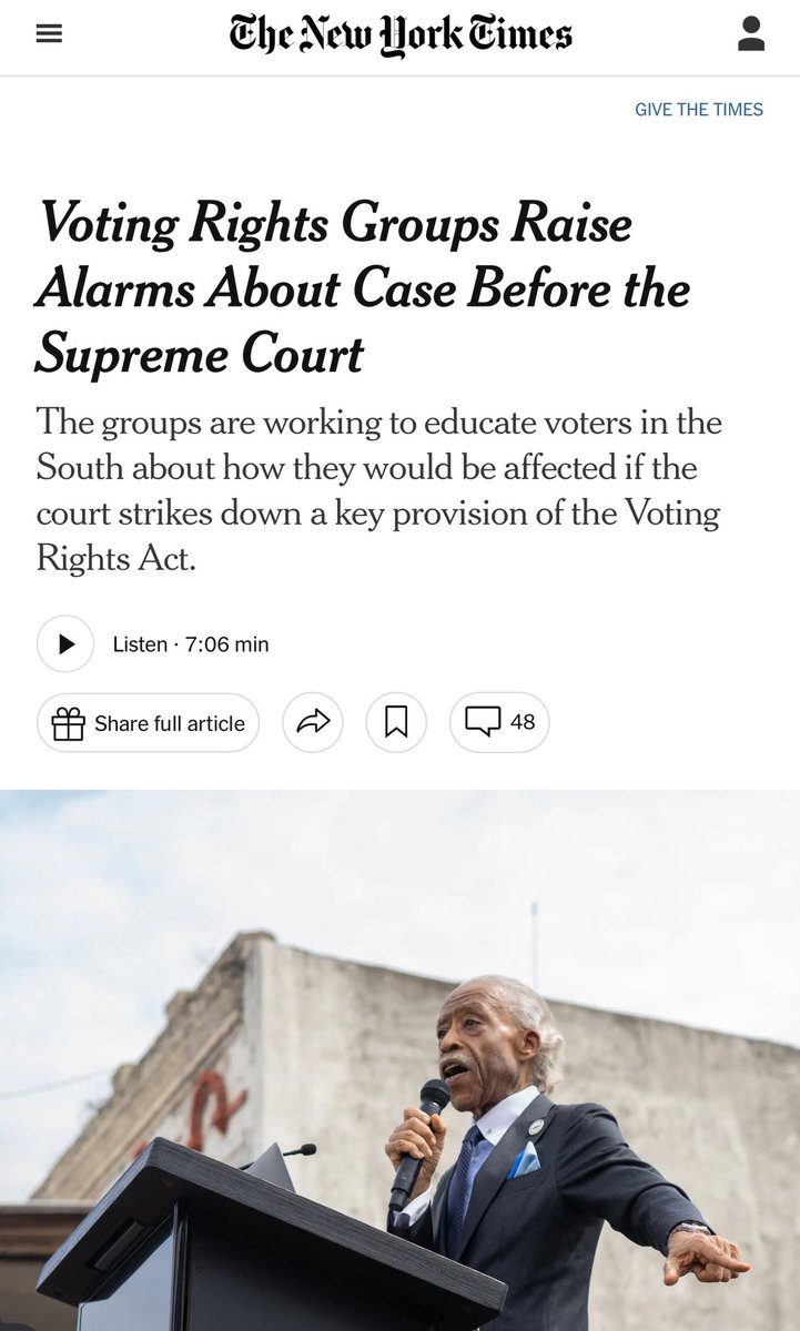 “As the Supreme Court considers a case that could weaken the voting ...