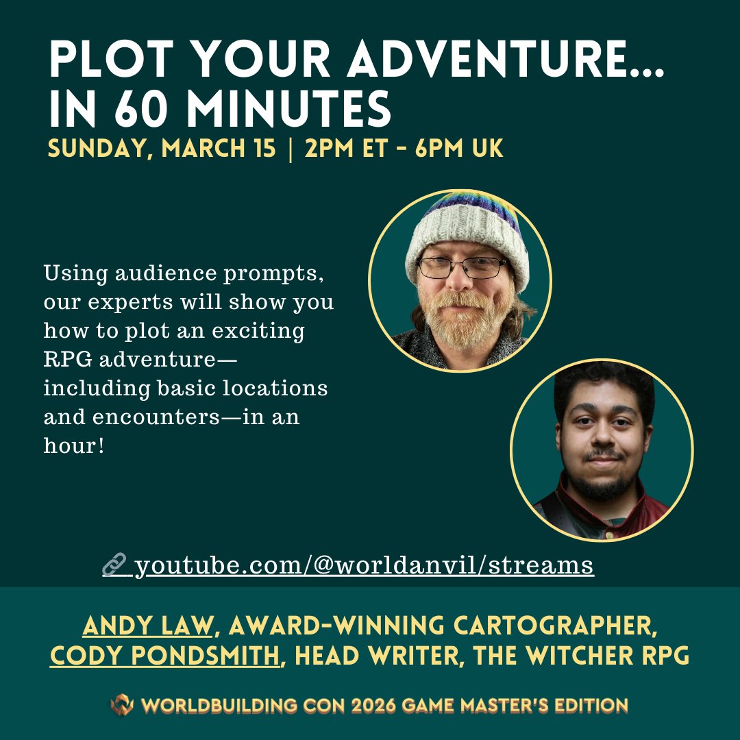 World Anvil tweet media