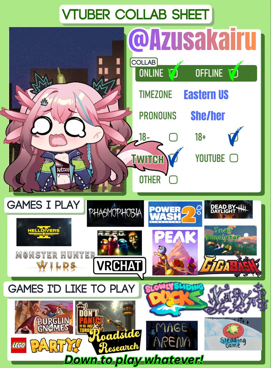 Azusa Kairu 🦎💥Kaiju Axolotl tweet media