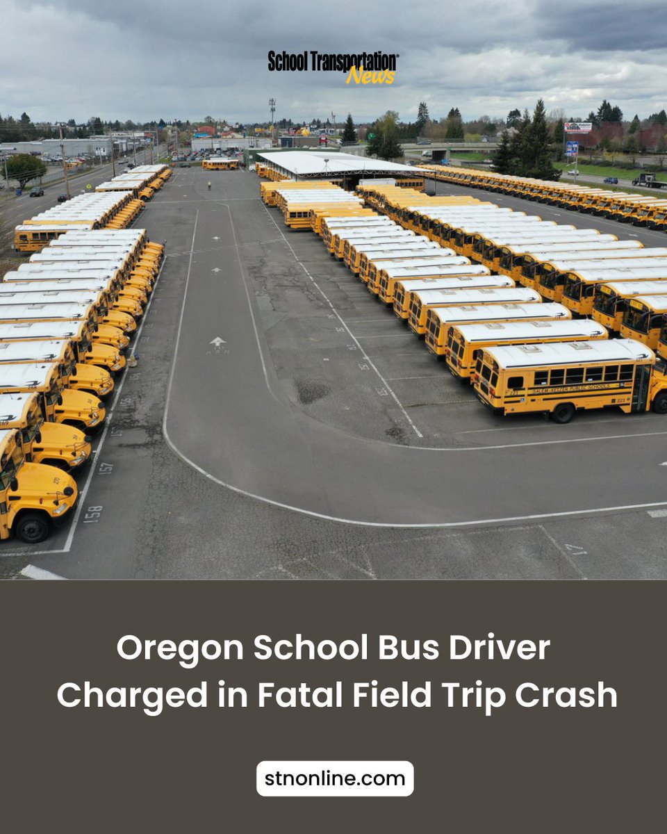 STNMagazine's tweet image. An Oregon school bus driver was cited following a fatal crash that claimed the life of a 68-year-old man. 

Read more: zurl.co/tBFLa 

#SchoolBusNews #SchoolBusDriver