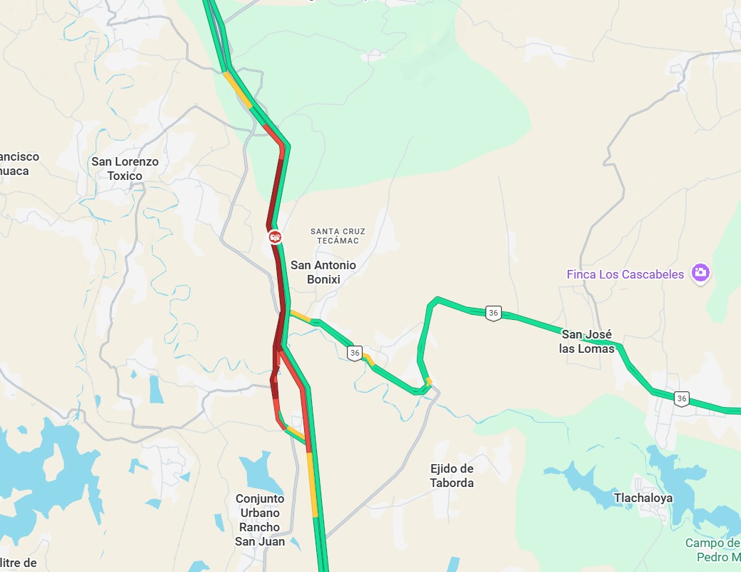 #ReporteVial ⚠️

Se registra carga vehicular 🐢, derivado de trabajos de reencarpetamiento vial ⚒️ sobre la carretera Ixtlahuaca-Toluca con dirección a Toluca, a la altura de 📍 #AlmoloyaDeJuárez .

¡Anticipa tu salida! 🕙
Mantén la calma
Utiliza Vías alternas

Ante cualquier