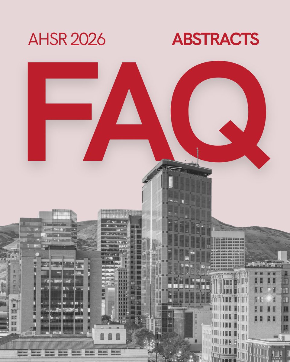 AHSR Conference tweet media