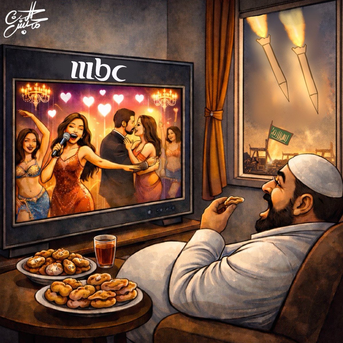 كاريكاتير محبس الجن 🇸🇦 tweet media