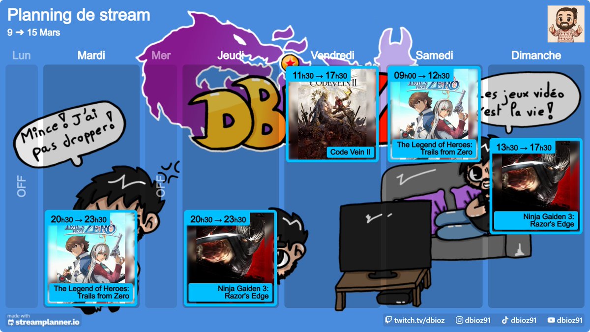 Dbioz le UCE barbu du twitch game tweet media