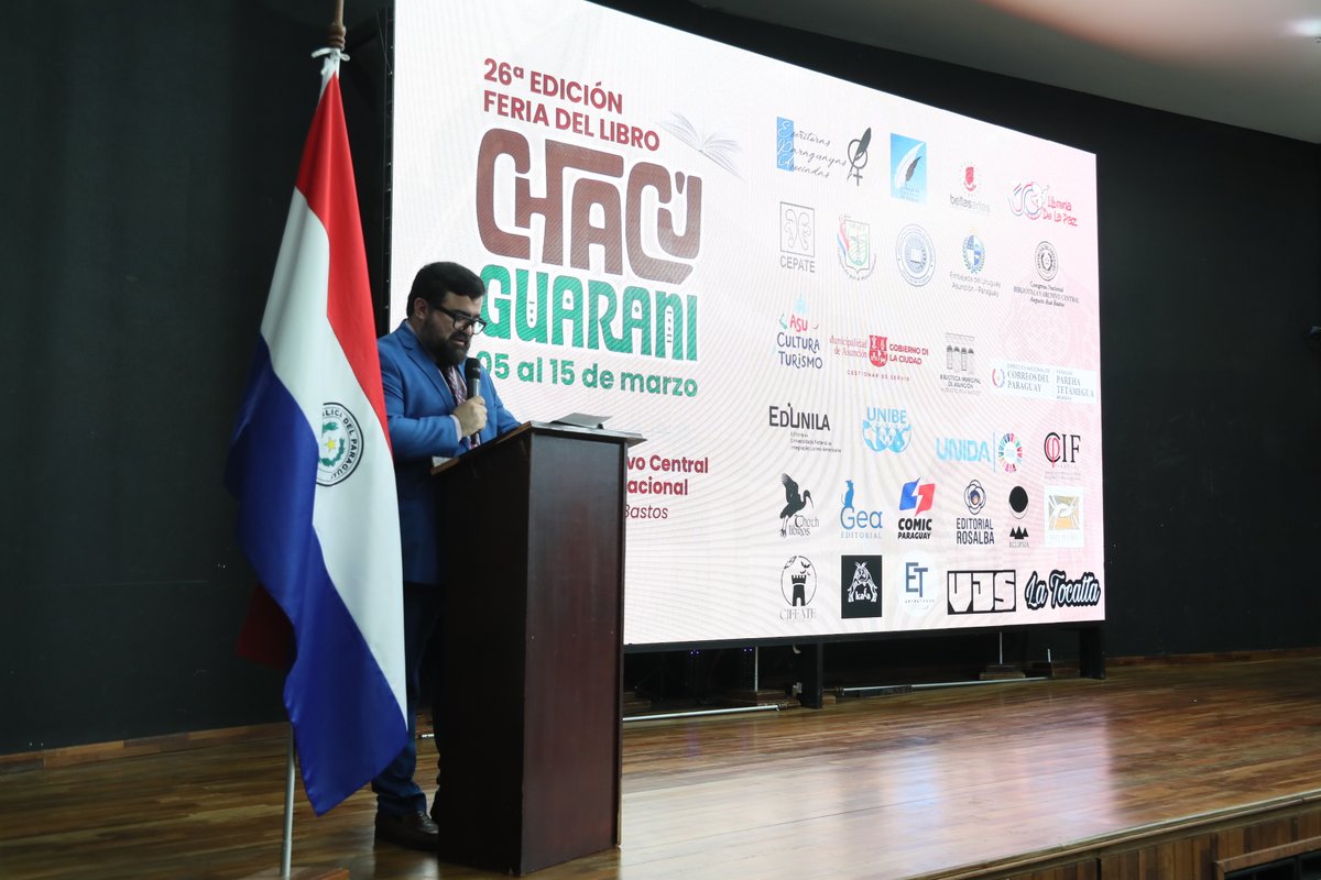 unibepy's tweet image. 🌟📜Rememoramos con orgullo la inauguración de la 26° Edición de la Feria del Libro Chacú-Guaraní. Un encuentro donde las letras, la historia y nuestra identidad se unen para fortalecer los lazos culturales de la región y el mundo.📚✨

#UnibePy #FeriaDelLibro #ChacuGuarani