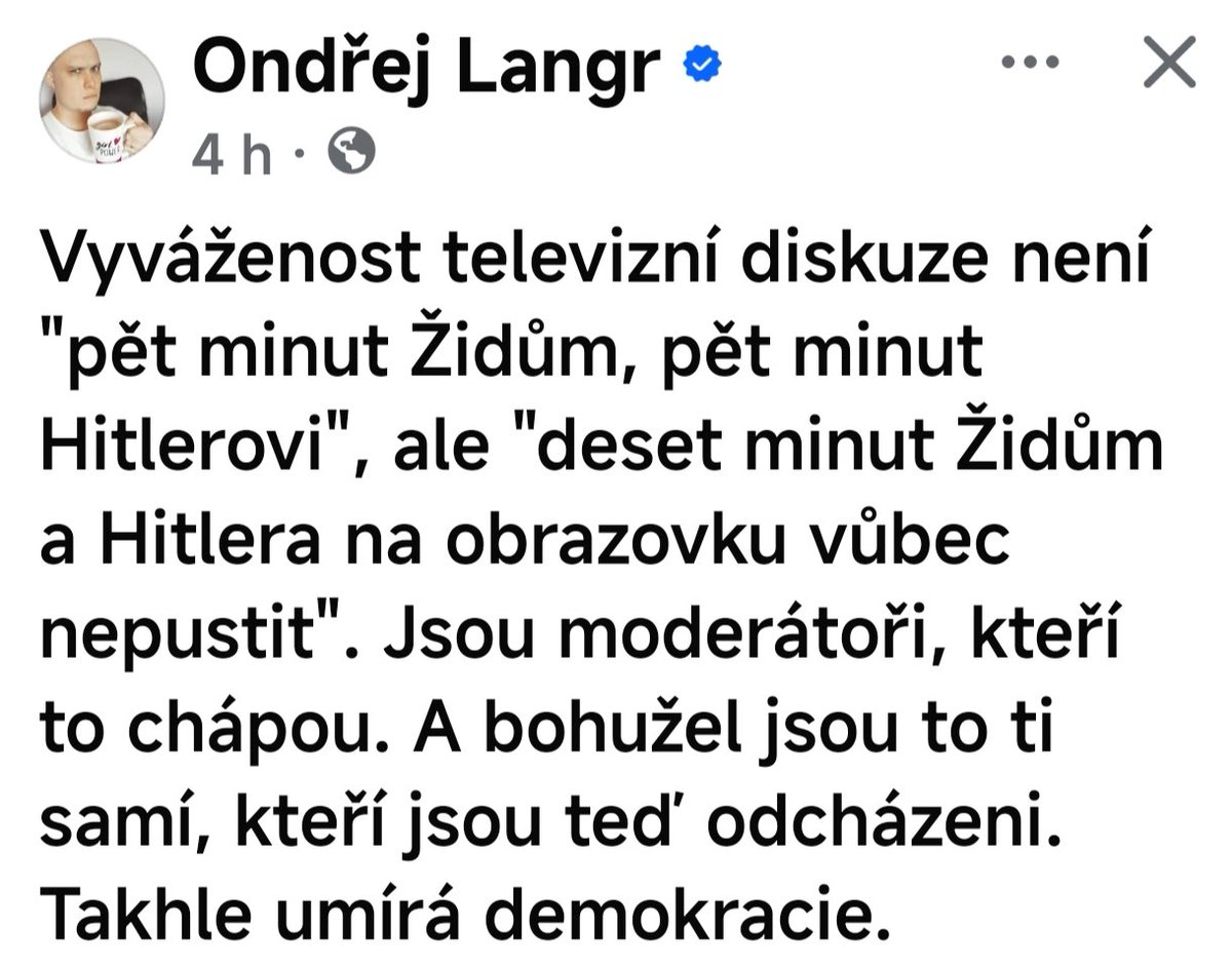 K tomu není co dodat. Protože to je pravda.