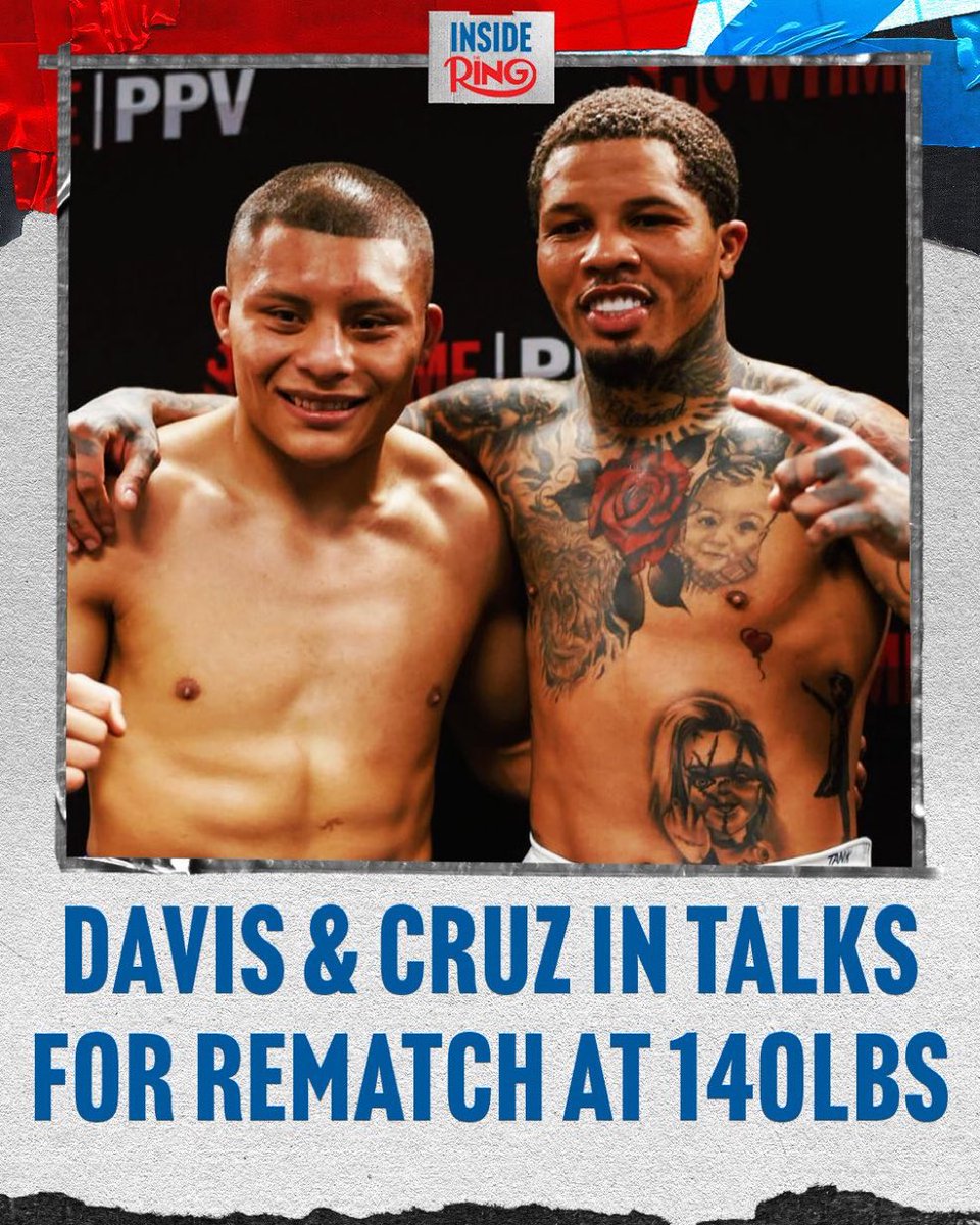 Gervonta Davis and Isaac “Pitbull” Cruz are in advanced talks for a rematch this summer at 140 pounds, sources tell <a href="/ringmagazine/">Ring Magazine</a>. When they met in December 2021, Tank pulled out a close victory over Cruz at 135. Expect this to be Tank’s comeback.