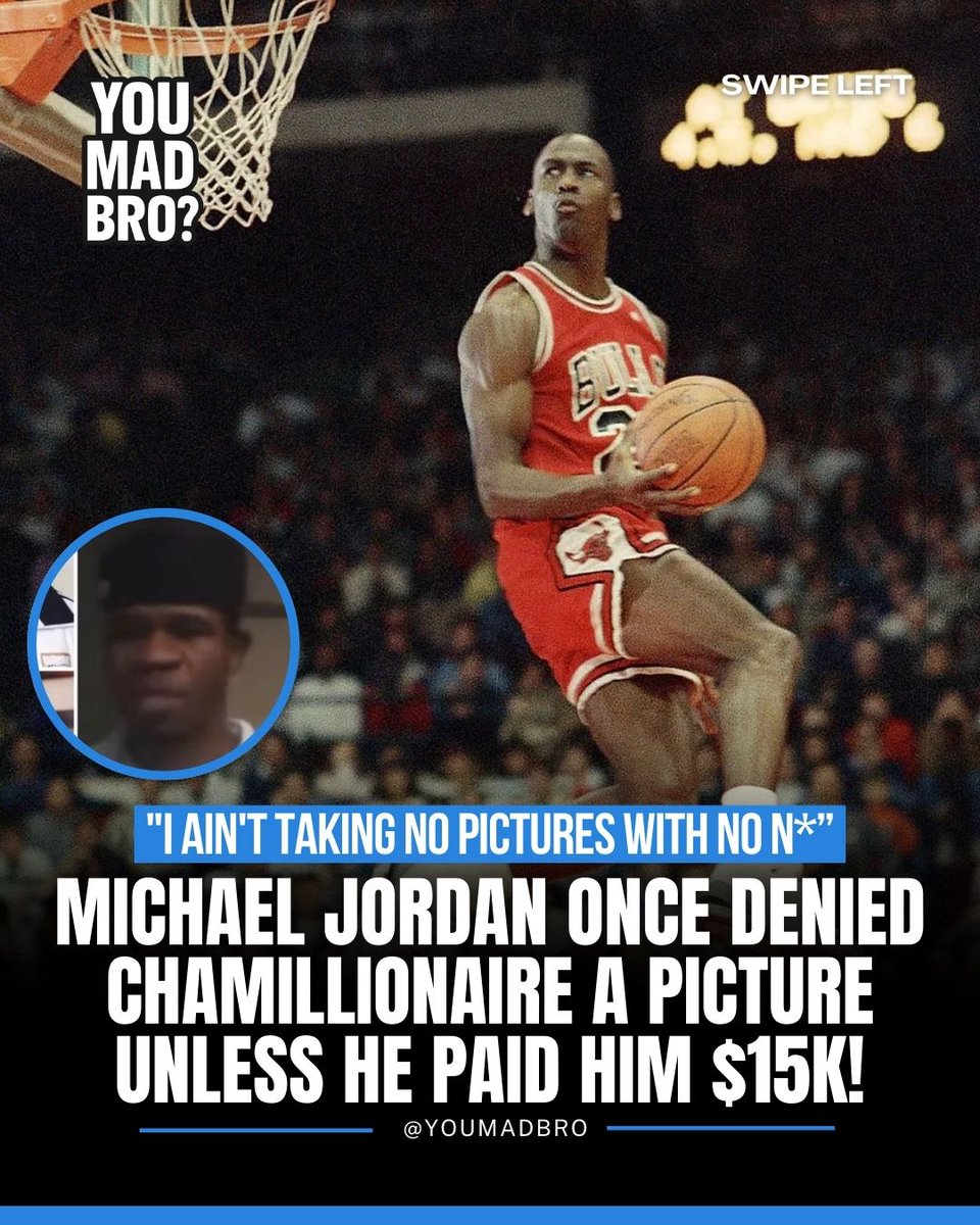 youmadbroDGTL's tweet image. #Chamillionaire once claimed #MichaelJordan #refused to take a photo with him #unless he #paid $15,000 in cash. 😳