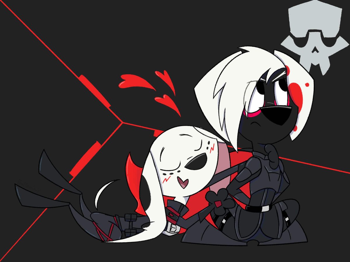 Th4t0n3Dude's tweet photo. E-1 Dolly absolutely loves her Helldiver bf, if you couldn’t tell
comm for: @Demon2000Dark https://t.co/D770tTWusQ