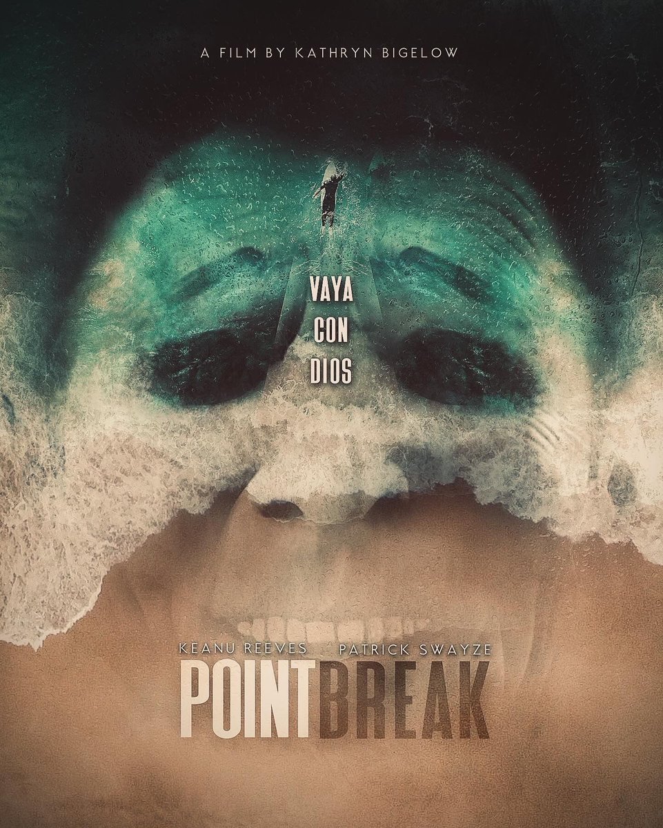 PosterSpy's tweet image. Point Break by PRO Member Adriano Gazza

#PointBreak
