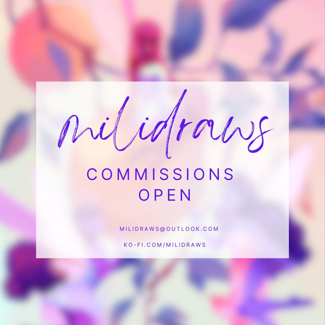 Ϻili —⁠ commissions open tweet media